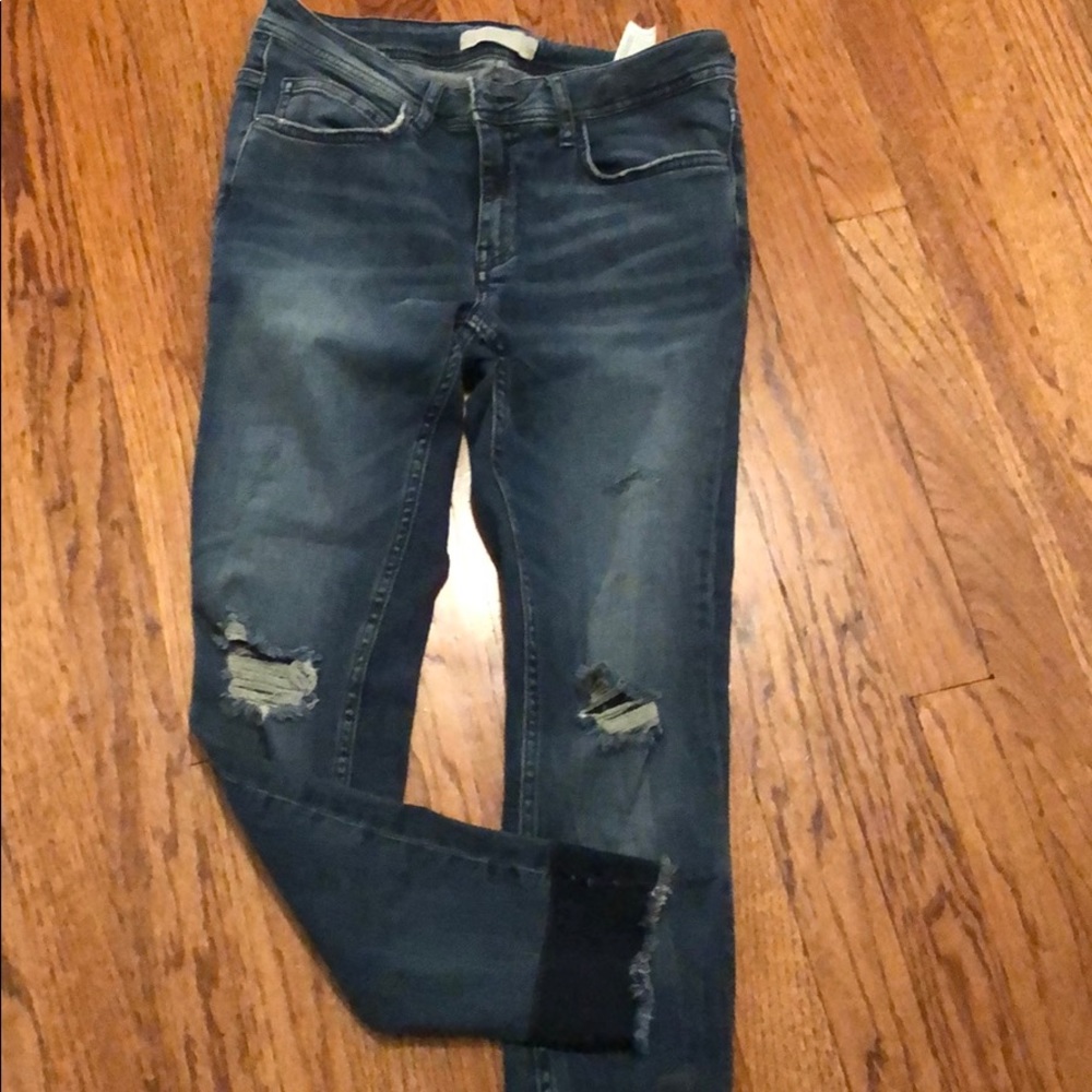 Zara basic denim jean.